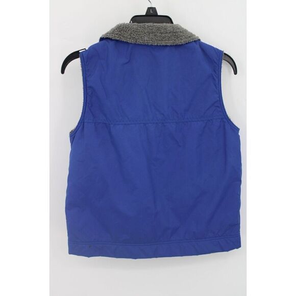 Patagonia jacket Vest fleece lined Size small kids blue and grey - Picture 6 of 11